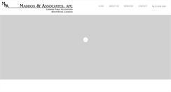 Desktop Screenshot of maddoxassociates.com