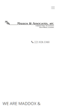 Mobile Screenshot of maddoxassociates.com